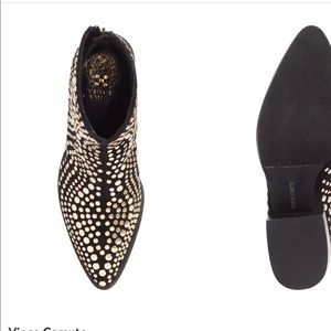 vince camuto edenny studded pointy toe bootie